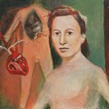 Ilona, 2004, acrylic painting on fibreboard, 25 x 28,5 cm
