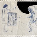 From "Dreams" serie, 2001, ballpen drawing on paper, 25 x 30,5 cm