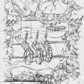 Mark Ferelli, preparatory drawing