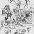 Mark Ferelli, preparatory drawing