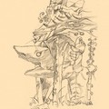 Mark Ferelli, preparatory drawing