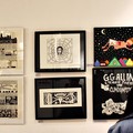 Mike Diana install at Orbital Comics