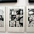 Mike Diana install at Orbital Comics