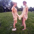 Geng Beng (Jana Zimčíková, Martina Oškrdová): These two young artists appear at CD releases, wild basement parties, and obscure theaters. Their aim is to work with the tradition of decadent erotic shows, which they enrich with a bit of artistry while also