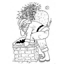 Mike Diana - Santa Claus is Cumming