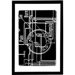 Autopsia poster from Weltuntergang Show: Pain, sin, burn