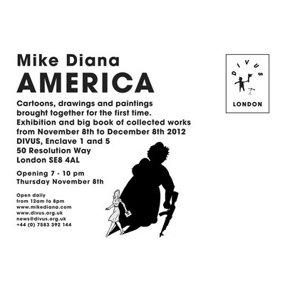 Mike Diana: AMERICA - limited edition of postcards