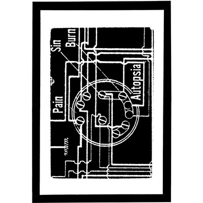 Autopsia poster from Weltuntergang Show: Pain, sin, burn