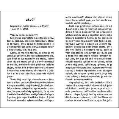 S.d.Ch.: A Makeshift Imitatio Christi